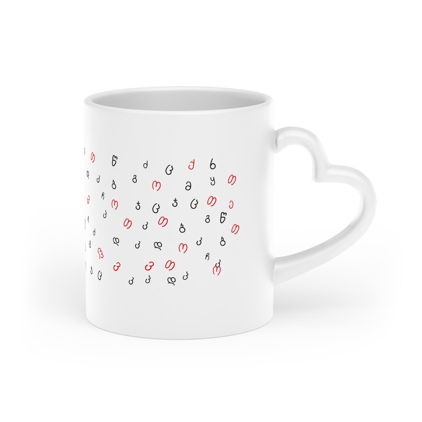 Heart-Shaped Mug