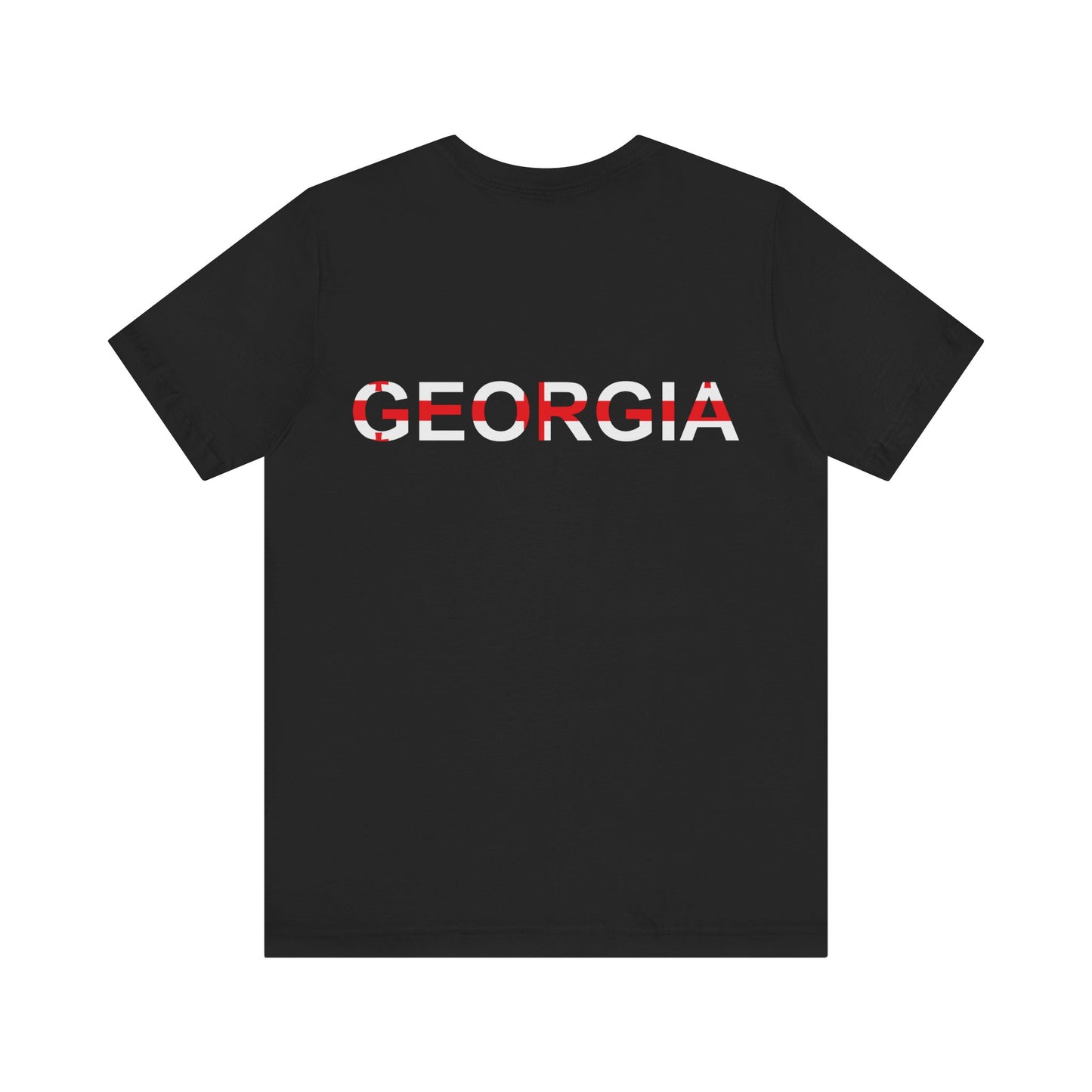 Unisex T-shirt - Georgia , with Georgian Flag