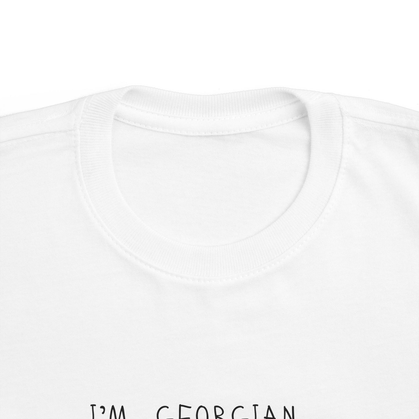 Toddler's T-shirt- I'm Georgian
