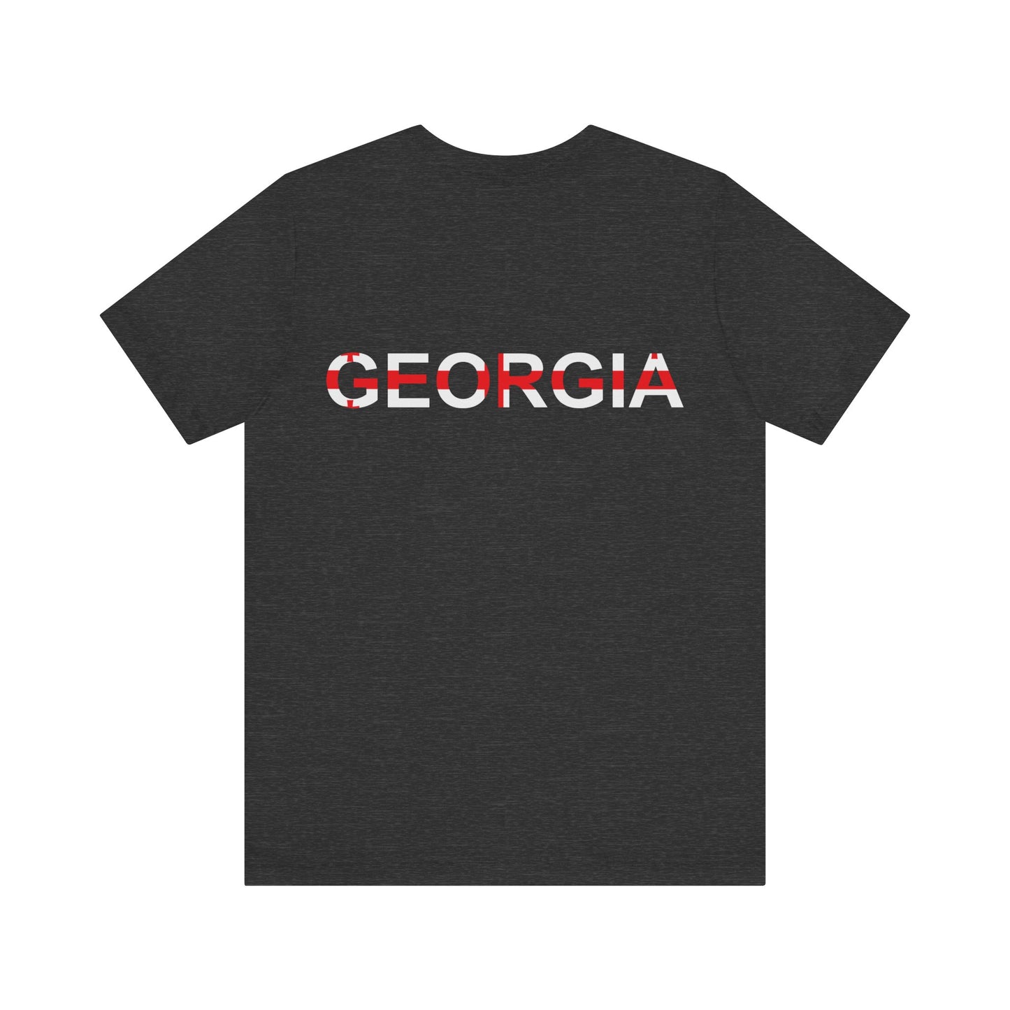 Unisex T-shirt - Georgia , with Georgian Flag