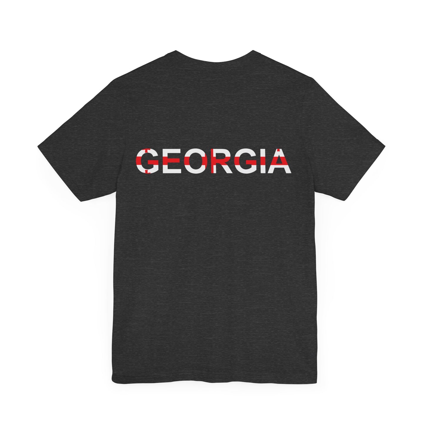 Unisex T-shirt - Georgia , with Georgian Flag