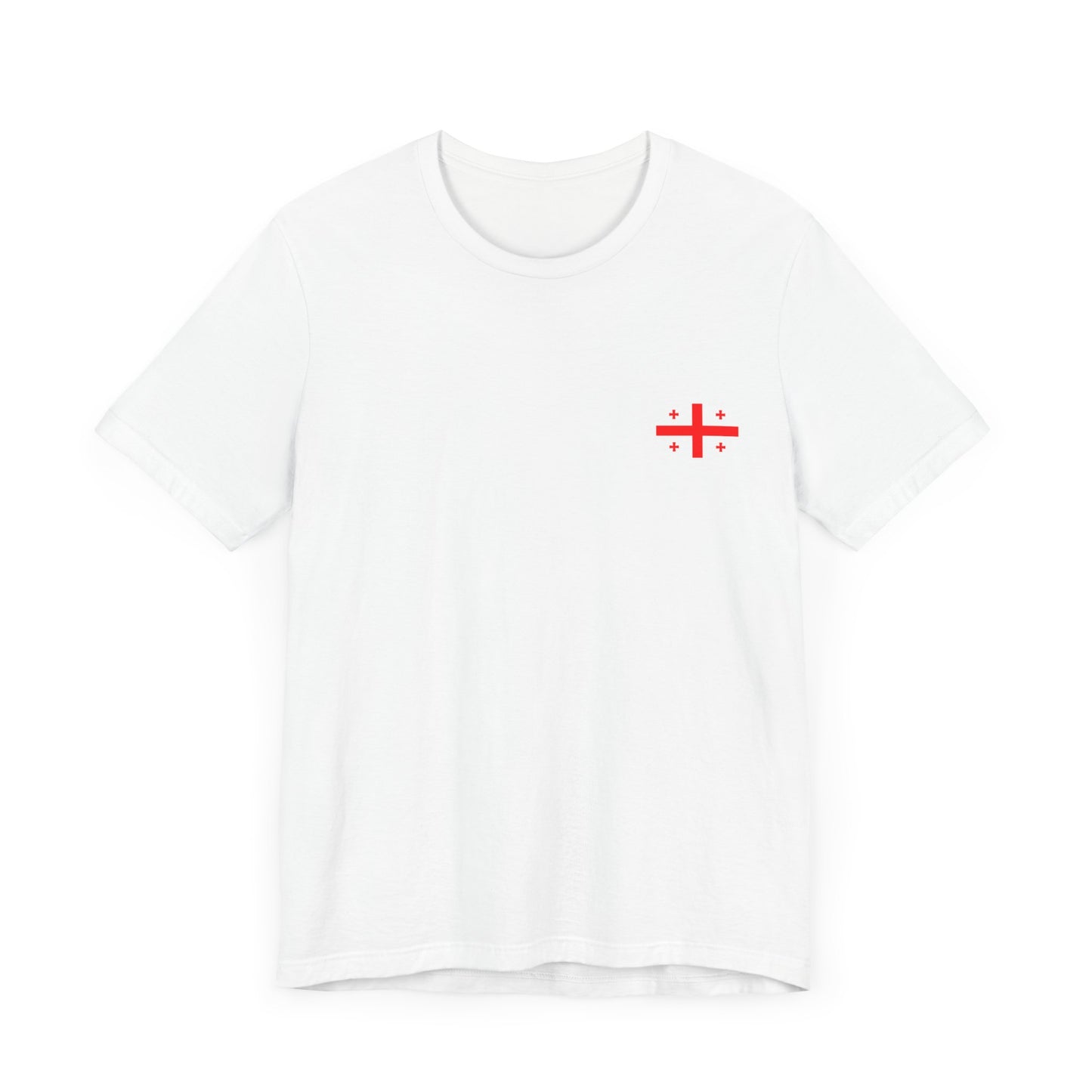 Unisex T-shirt - Georgia , with Georgian Flag
