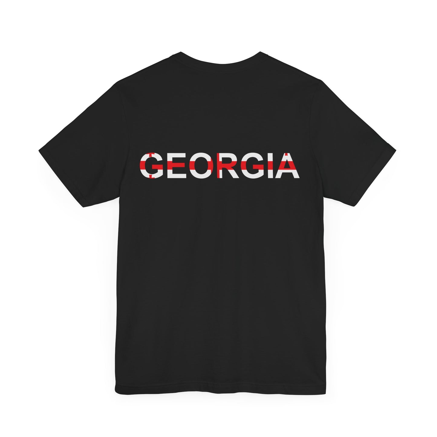 Unisex T-shirt - Georgia , with Georgian Flag