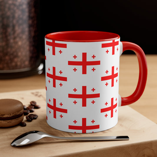 Coffee Mug with Georgian Flag