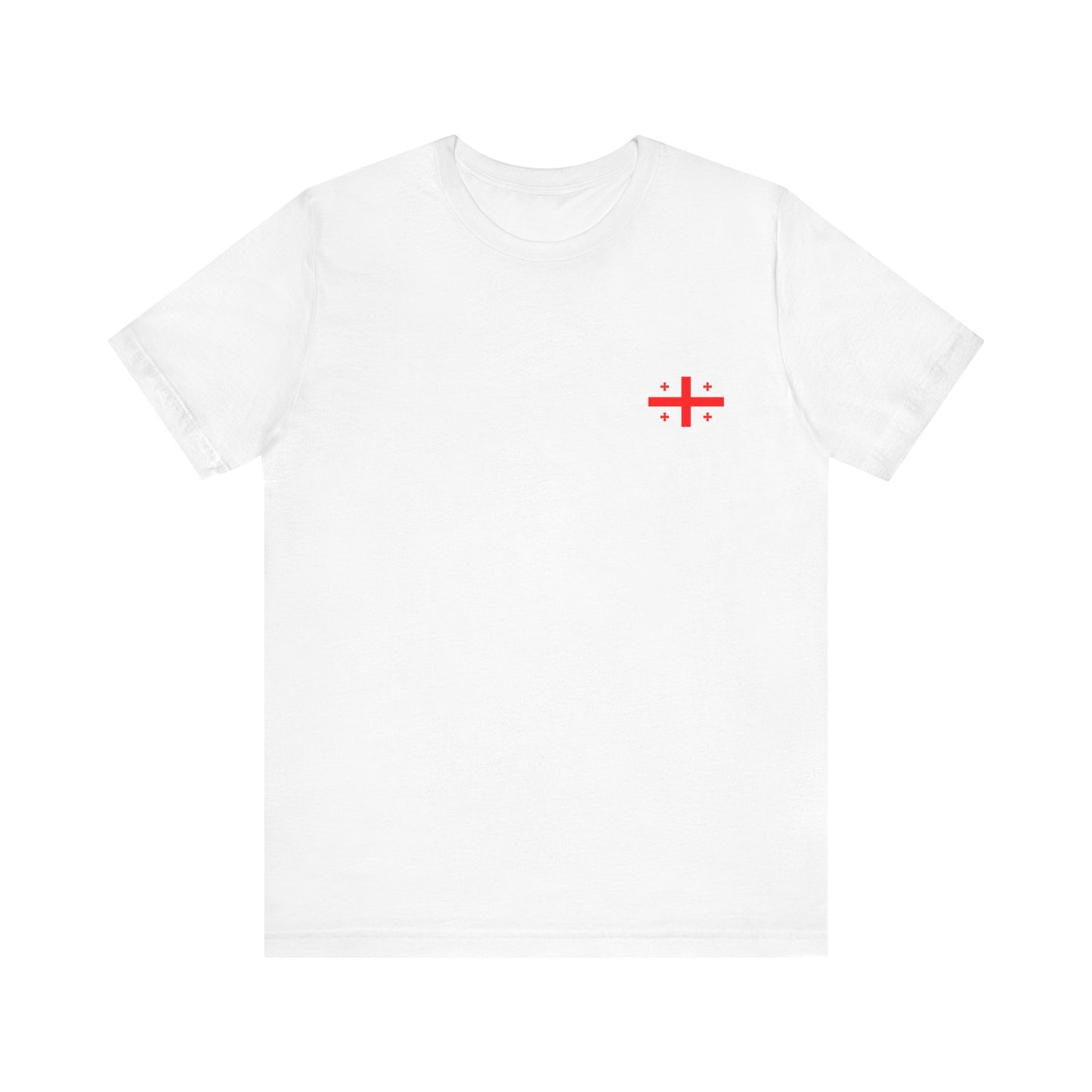 Unisex T-shirt - Georgia , with Georgian Flag
