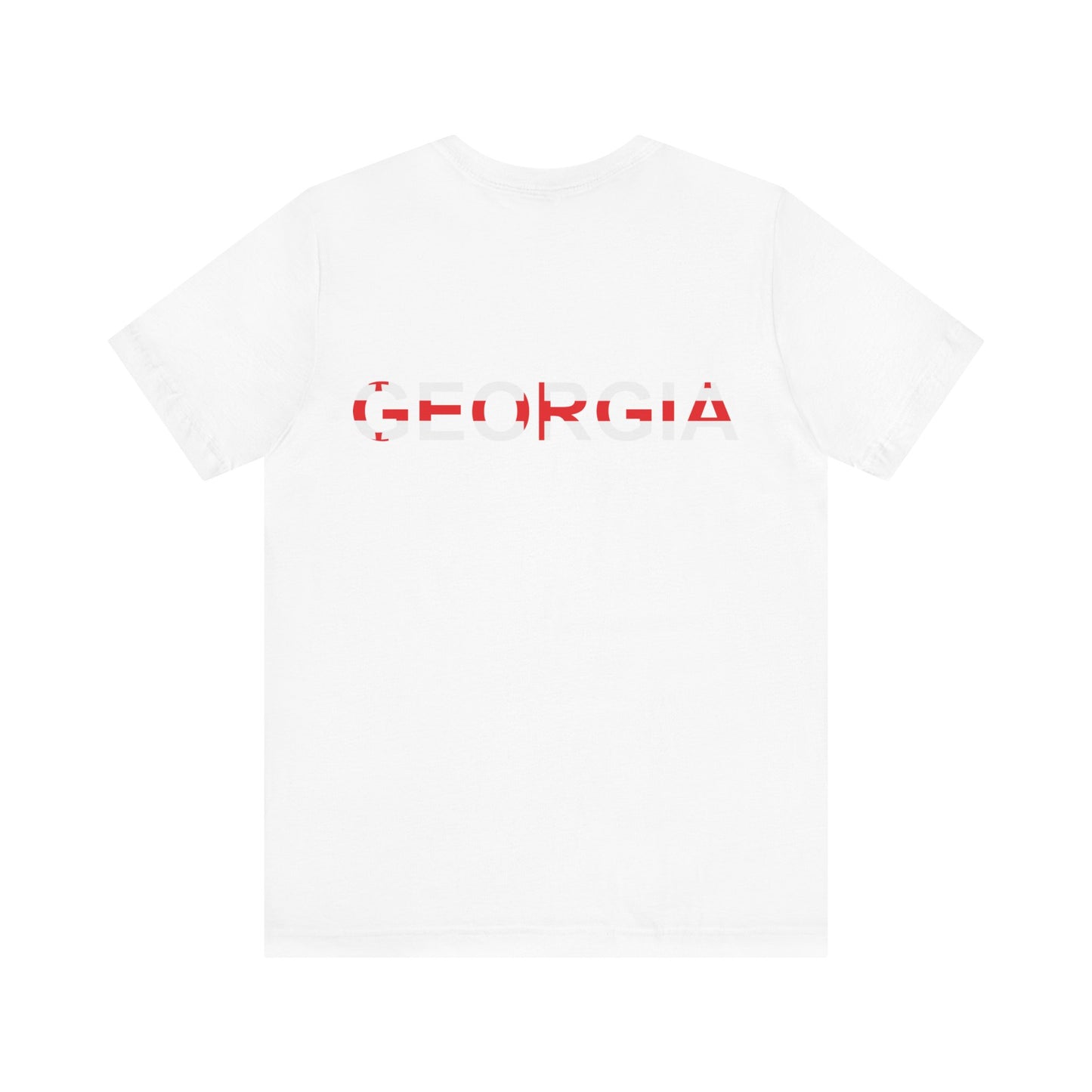 Unisex T-shirt - Georgia , with Georgian Flag