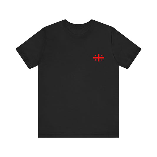 Unisex T-shirt - Georgia , with Georgian Flag