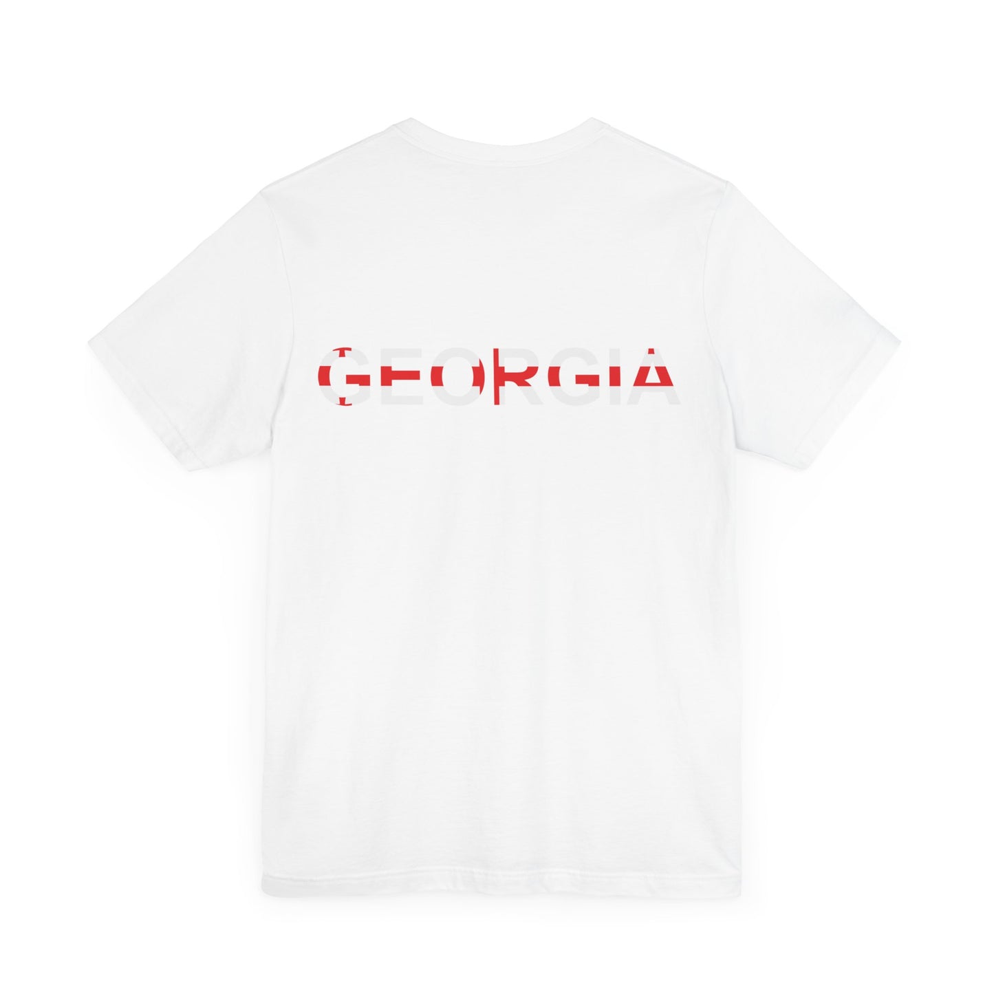 Unisex T-shirt - Georgia , with Georgian Flag