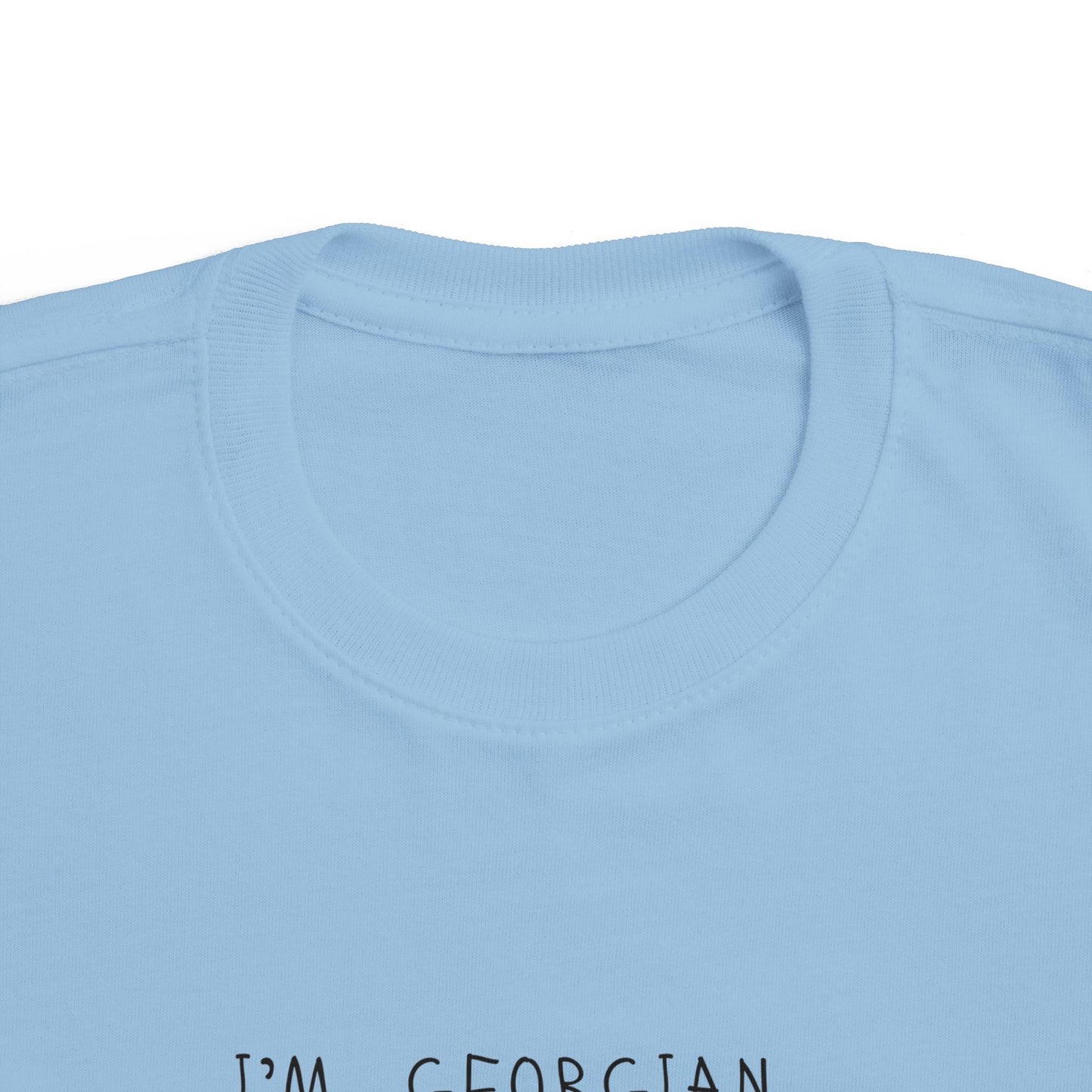 Toddler's T-shirt- I'm Georgian
