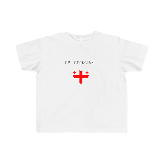Toddler's T-shirt- I'm Georgian