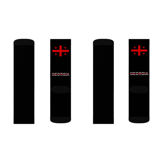 Socks with Georgian Flag